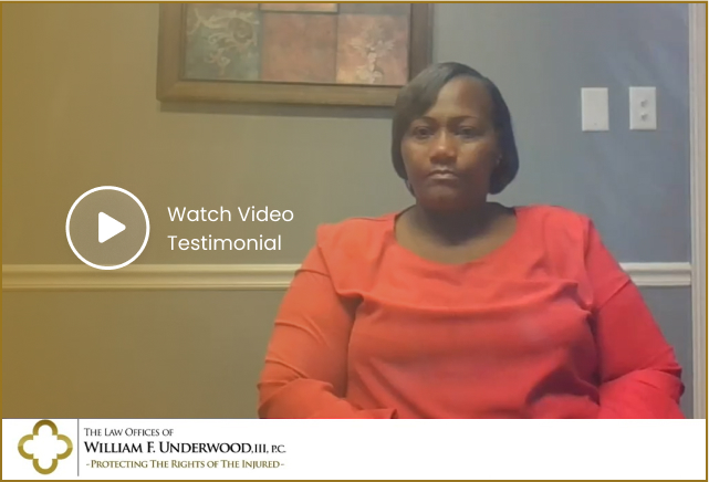 Personal Injury – Client Testimonial – Shanista Lee – Law Offices of William F. Underwood, III, P.C.