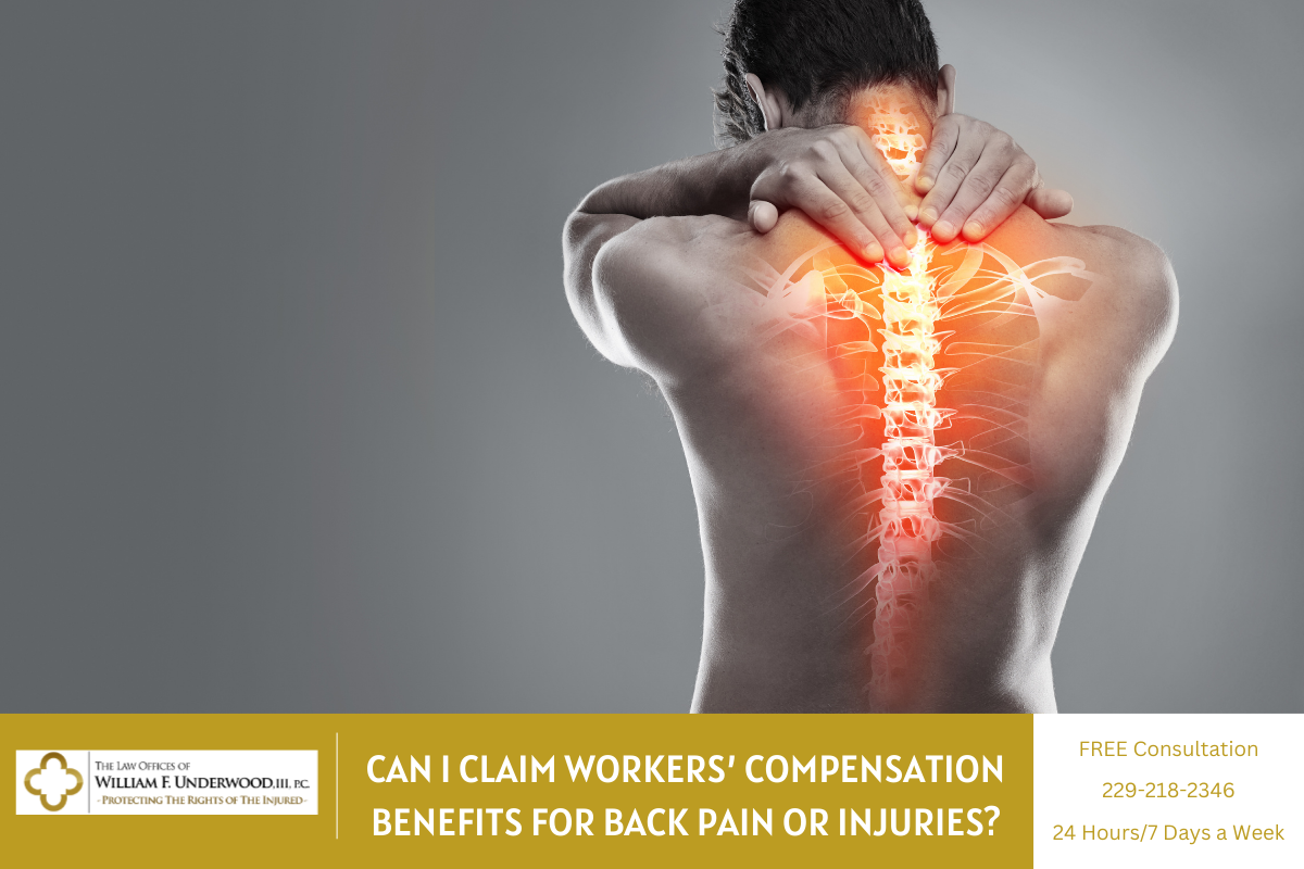 Can I Claim Workers' Compensation Benefits for Back Pain or Injuries?